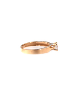 Rose gold engagement ring DRS01-03-02