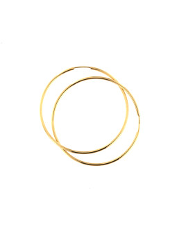 Yellow gold hoop earrings BGR01-01-54