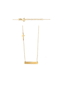 Yellow gold pendant necklace CPG01-06