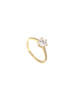 Yellow gold engagement ring DGS03-02-18