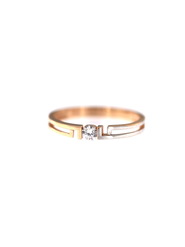 Rose gold zirconia ring DRL06-10