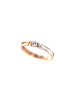 Auksinis žiedas su cirkoniu DRL06-10