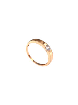 Auksinis žiedas su cirkoniu DRL06-13