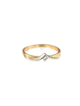 Auksinis žiedas su cirkoniu DRL07-03