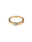 Rose gold zirconia ring DRL07-05 16.5MM 
