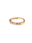 Rose gold zirconia ring DRL08-05 