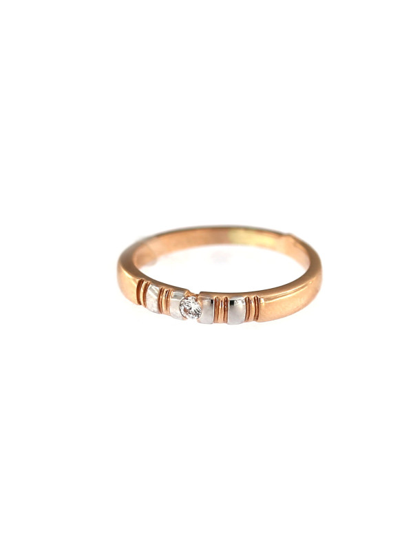Rose gold zirconia ring DRL08-05