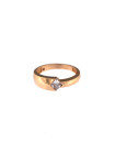 Rose gold zirconia ring DRL08-11 
