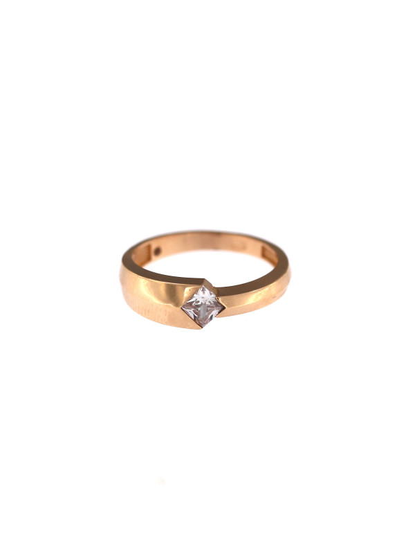Rose gold zirconia ring DRL08-11