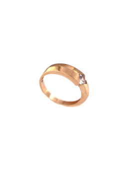 Rose gold zirconia ring DRL08-11