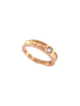 Rose gold zirconia ring DRL08-12
