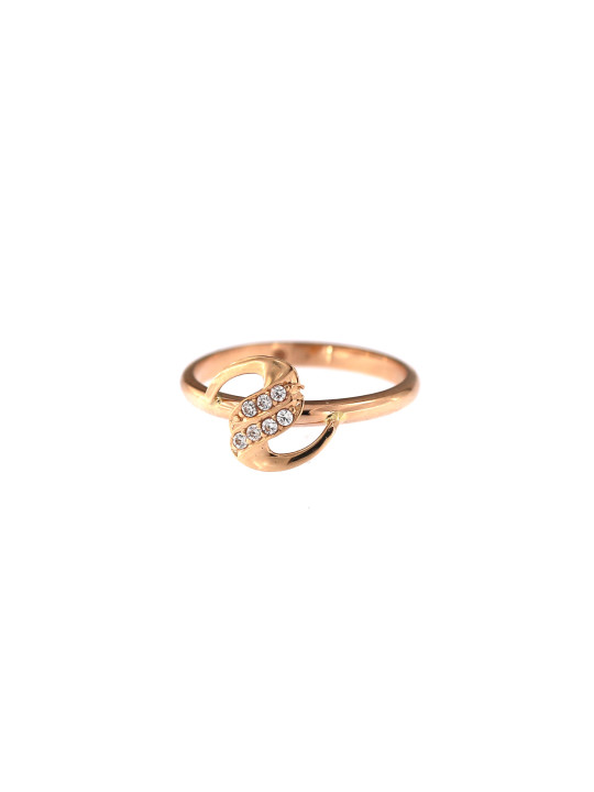 Rose gold zirconia ring DRC05-11