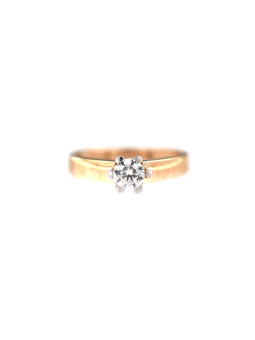 Rose gold engagement ring DRS01-06-01