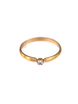 Rose gold engagement ring DRS01-06-02