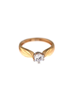 Rose gold engagement ring DRS01-06-04