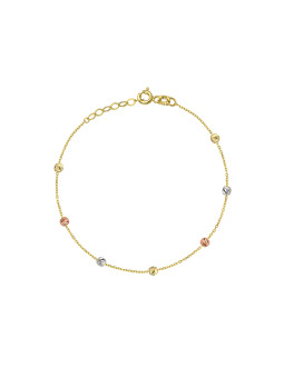 Yellow gold bracelet EGZSP02-15