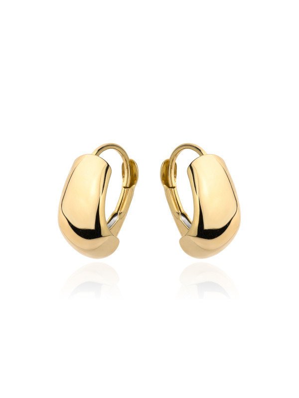 Yellow gold earrings BGA02-01-07