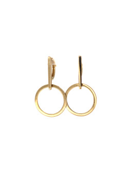 Yellow gold drop earrings BGA04-04-15