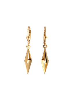 Yellow gold drop earrings BGA04-14-01