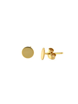 Yellow gold stud earrings BGV04-01-02