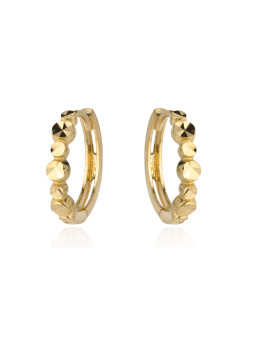 Yellow gold hoop earrings BGR01-01-50
