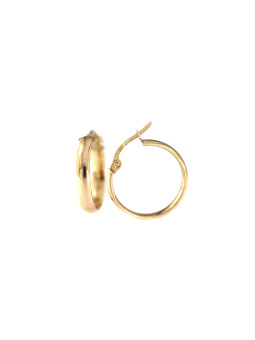 Yellow gold hoop earrings BGR01-01-58