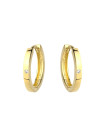 Yellow gold hoop earrings BGR01-02-02 
