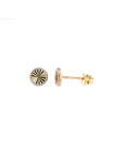 Yellow gold stud earrings BGV04-01-09 