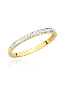Gold ring with diamonds BC005