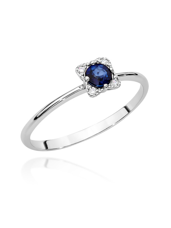 Gold ring with sapphire BC011