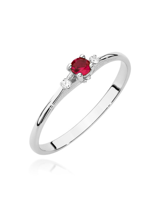 Gold ring with ruby BC014