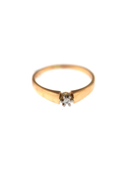 Rose gold engagement ring DRS01-06-20