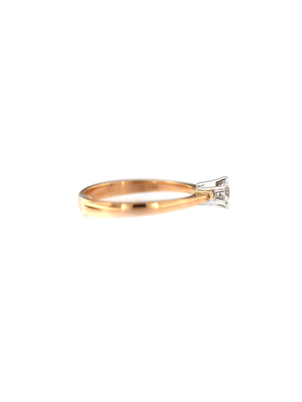 Rose gold engagement ring DRS01-06-24 15.5MM