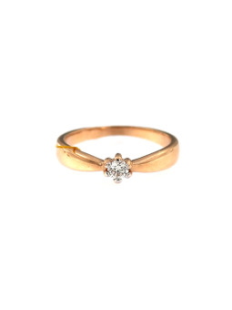Rose gold engagement ring DRS01-06-31