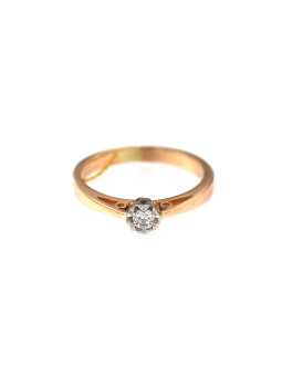 Rose gold engagement ring DRS01-06-37