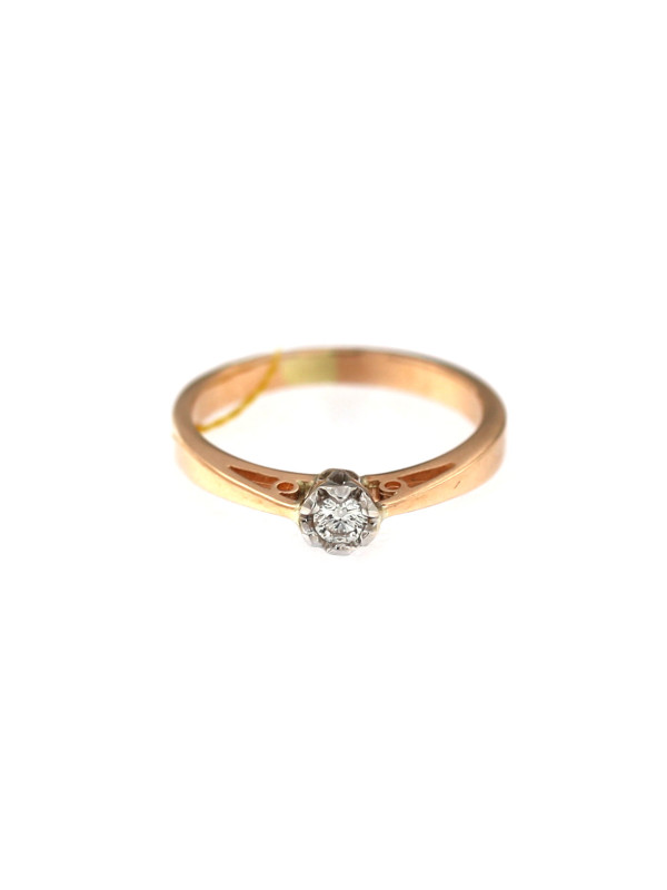 Rose gold engagement ring DRS01-06-37
