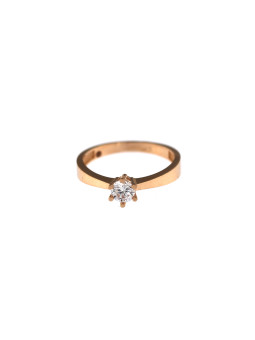 Rose gold engagement ring DRS01-06-46