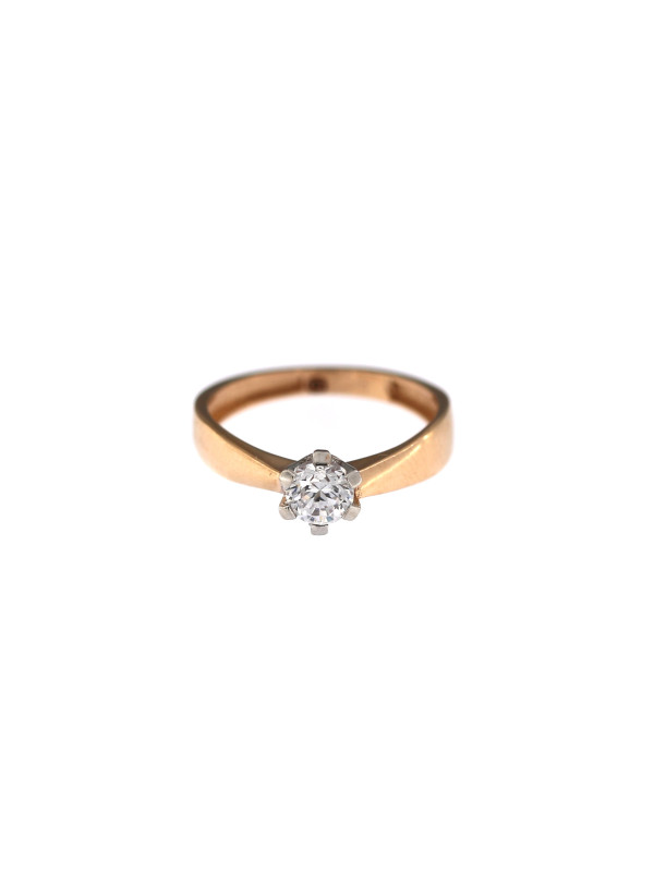 Rose gold engagement ring DRS01-06-47