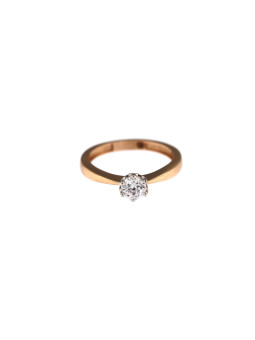 Rose gold engagement ring DRS01-06-48