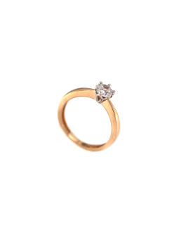 Rose gold engagement ring DRS01-06-48