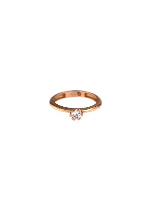 Rose gold engagement ring DRS01-06-49 16MM