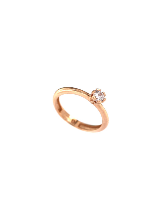 Auksinis sužadėtuvių žiedas DRS01-06-49 16MM