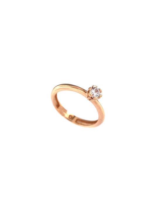 Rose gold engagement ring DRS01-06-49 16MM