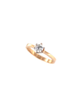 Rose gold engagement ring DRS01-06-54 16.5MM