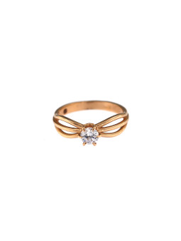 Rose gold engagement ring DRS01-07-03