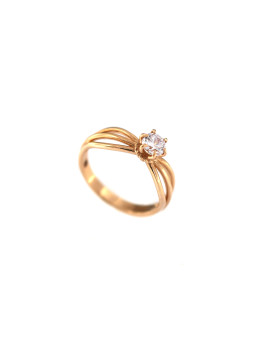 Rose gold engagement ring DRS01-07-03