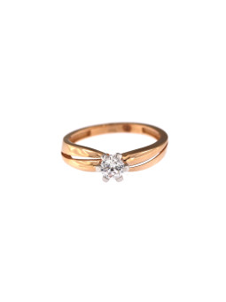 Rose gold engagement ring DRS01-07-05