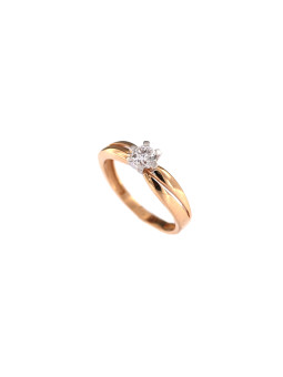 Rose gold engagement ring DRS01-07-05
