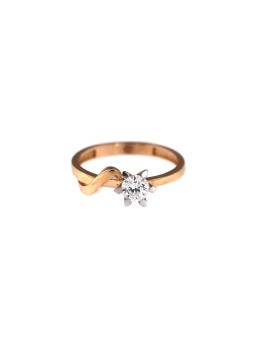 Rose gold engagement ring DRS01-08-05