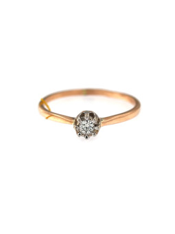 Rose gold engagement ring DRS01-09-05